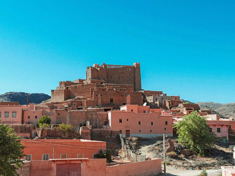 Eine Lehmburg in Marokko