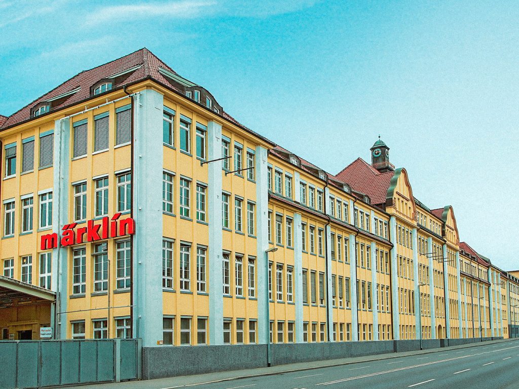 Das Firmengebäude der Firma Märklin in Göppingen