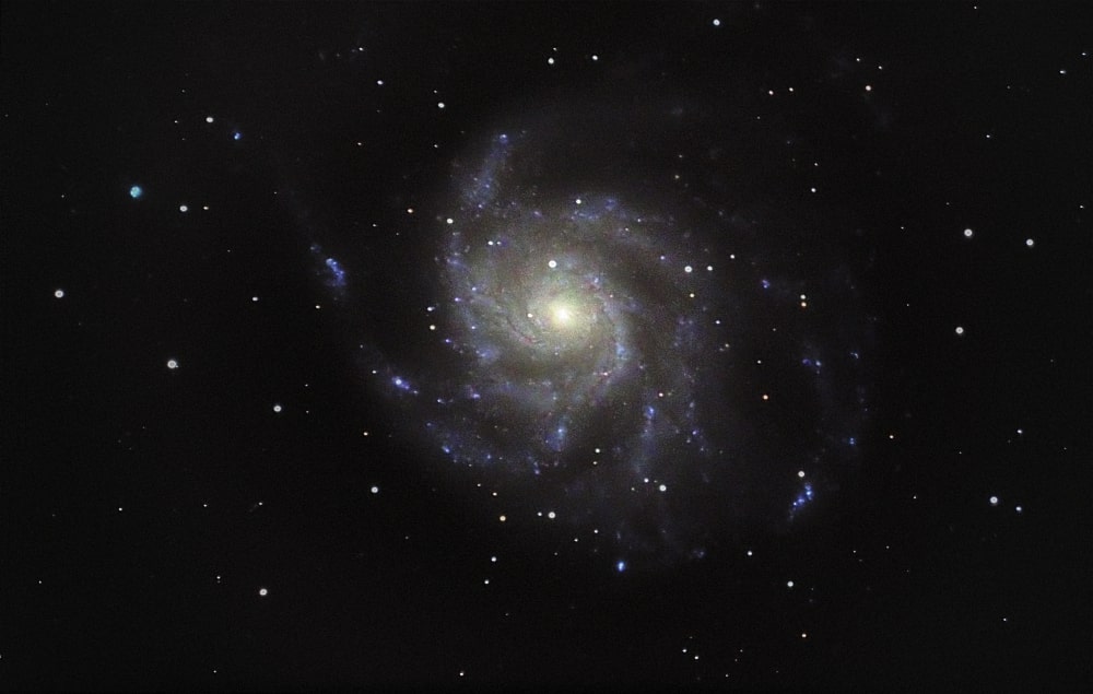 Die Feuerrad-Galaxie (M101) im Sternbild des Großen Bären