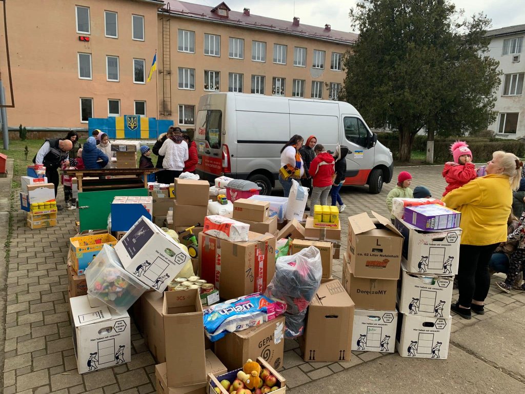Spendenaktion der Kolpingfamilie Süßen für Kriegswaisen aus der Ukraine
