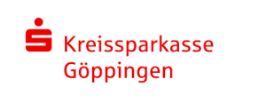 Logo der Kreissparkasse Göppingen mit rotem Sparkassen-Symbol und rotem Schriftzug „Kreissparkasse Göppingen“.