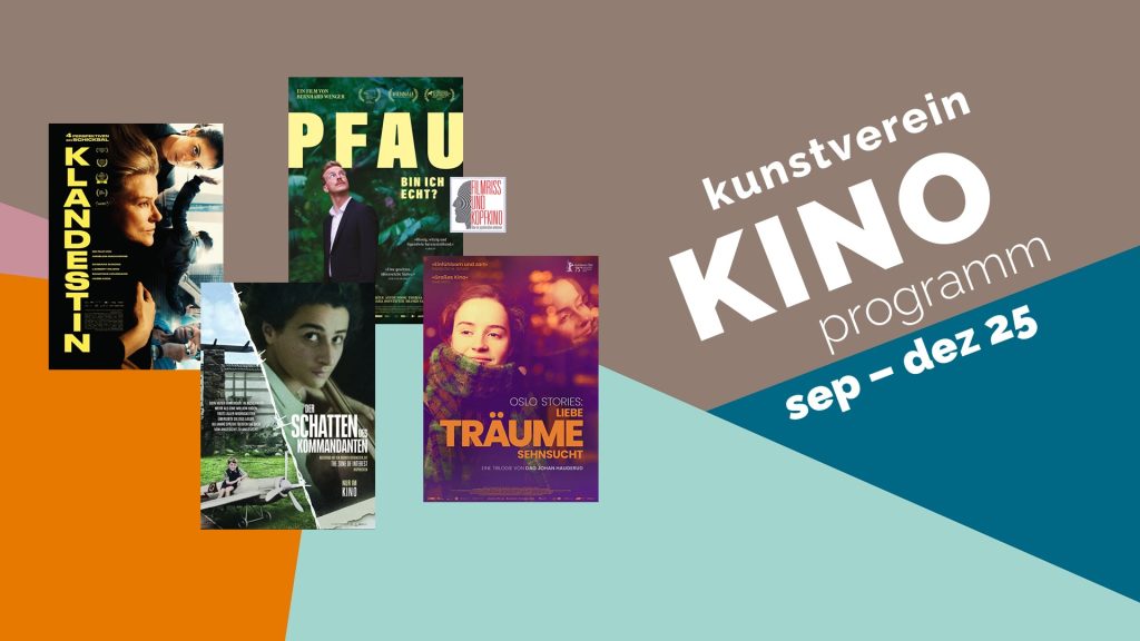 Kino Klub K3 Göppingen – Kinoprogramm September bis Dezember 2025 mit den Filmen Klandestin, Pfau, Der Schatten des Kommandanten und Oslo Stories: Träume