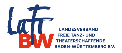 Logo des Landesverbands Freie Tanz- und Theaterschaffende Baden-Württemberg (LaFT BW e.V.)