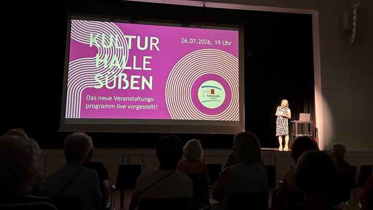 Saisonvorstellung 2026/2027 in der Kulturhalle Süßen mit Präsentation auf der Bühne